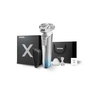 Тип бритва X4 Swivel с функцией полного мытья, перезаряжаемая, умная и портативная Beici, синий