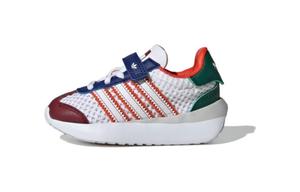 Adidas Originals COUNTRY XLG Abrasion Resistant Low top Toddler Shoes White Red Blue Infant And Toddler