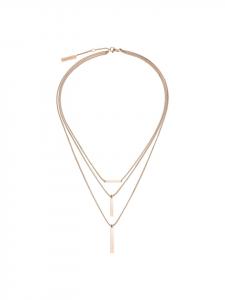 LIEBESKIND BERLIN Колье Layer Me из розового золота