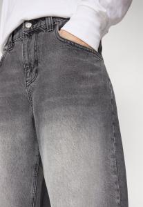 Джинсы свободного кроя Unisex YOURTURN, черный деним