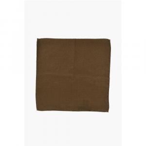 Однотонный шелковый нагрудный платок с микро-узорами Dsquared2, зеленый