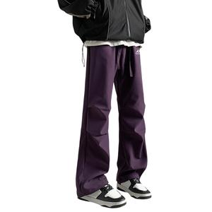 Повседневные брюки Unisex Moderate Wide Leg WARRIOR, фиолетовый