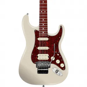 Электрогитара Fender Player II Modified Stratocaster с системой Floyd Rose и грифом из розового дерева, Olympic Pearl