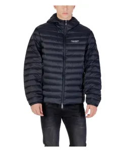 Мужская пуховая куртка: стильная и практичная. Armani Exchange, синий