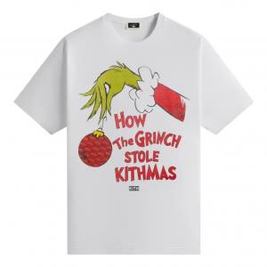 Винтажная футболка KITH x The Grinch Book Title, белая