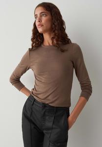 Топ OPUS SLIM FIT STRUCTURED BASIC, Cocoa/Brown