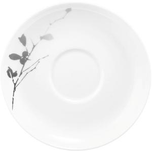 Блюдце Liberty - Dark Rose Hip для чая, 13 см Seltmann Weiden, белый/черный