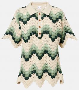 Топ из хлопка крючком Tidal Sagra The Upside, Jade