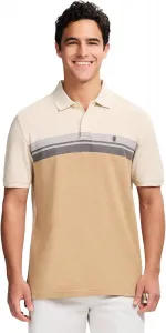 Мужская поло Izod Advantage Performance с коротким рукавом в полоску