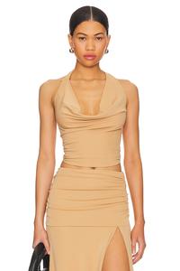 Эмалин топ Nbd, коричневый