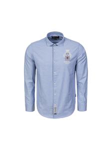 Рубашка с длинными рукавами MBCG01 светло-голубого цвета La Martina