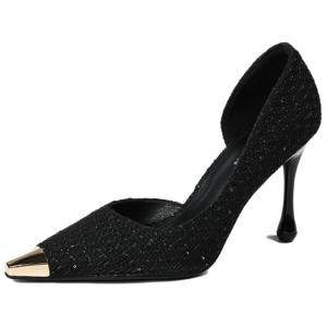 Женские туфли на тонком каблуке и высоком каблуке Beijiani, Black
