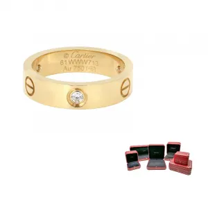 Cartier Кольцо Love из 18-каратного желтого золота с бриллиантами