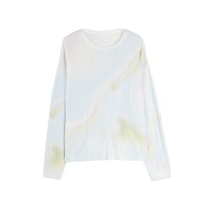 ELLE Трикотажный свитер Women's Light Green Crew Neck Moderate