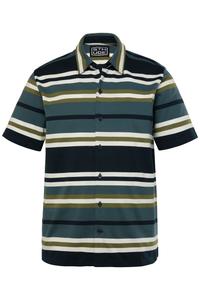 Рубашка на пуговицах классического кроя STHUGE, Navy