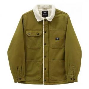 Куртка men's casual cargo lapel jacket green Vans, зеленый