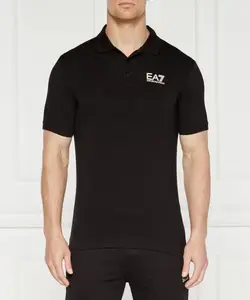 Футболка поло Regular fit Ea7, черный