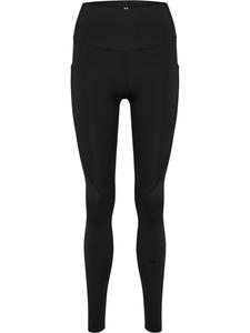 Hummel Леггинсы Hmlhiit женские, черные/темно-синие