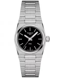 Женские часы Swiss PRX Diamond (1/20 ct. t.w.) из нержавеющей стали с браслетом, 25 мм Tissot