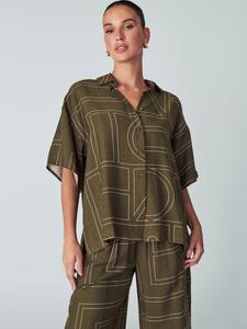 Блузка Willa Diana, оливковый