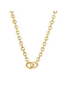 s.Oliver Колье из нержавеющей стали, позолоченное методом IP-покрытия