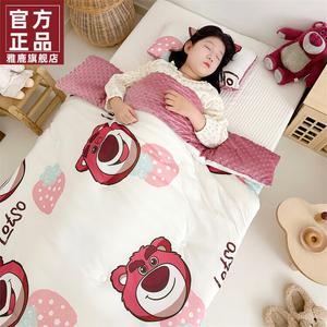 Yalu Детское одеяло 120x150 см, вес 1 кг, A-класс, мягкое, приятное к телу, цвет BIG草莓熊