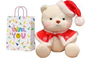 Милые рождественские шарнирные медведи плюшевые куклы высота 30см Mise