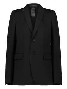 Шерстяной пиджак N55L Sapio, черный