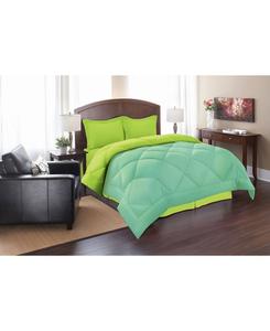 Двусторонний комплект постельного белья из 3 предметов с наполнителем, имитирующим пух, размер Full/Queen Macy's, яркий синий