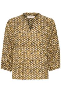 Блузка Cream Tiah, цвет Yellow/Light green