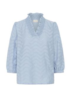 Блуза Kaffe Victoria, светло-голубой