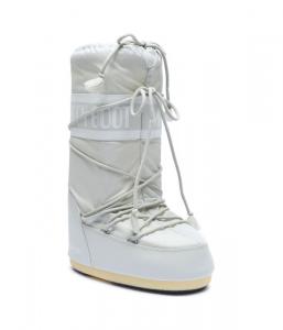 Ботинки женские зимние Moon Boot высокие, серебряный