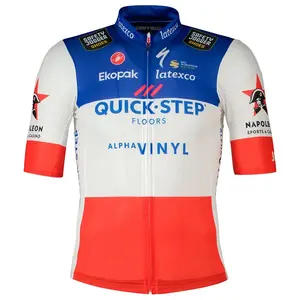 Джерси Castelli Quick-Step Competizione short sleeve, белый