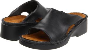 Босоножки Rome Naot, цвет Black Matte Leather