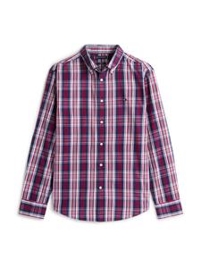 Рубашка на пуговицах классического кроя TOMMY HILFIGER, синий