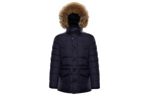 Moncler Синяя пуховая куртка Men's Blue, Blue