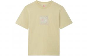 Li-Ning Li Ning Футболка Unisex Желтая Crew Neck Moderate Straight Fit