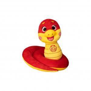 Мягкая плюшевая игрушка змейка Cute Soft And Lucky Snake Dolls, высота 90 см, длина Mise