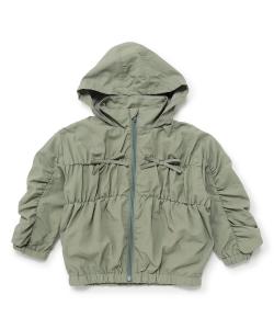 Ветровка с присборенной лентой