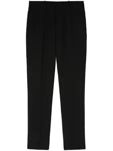 Шерстяные брюки строгого кроя JIL SANDER, черный