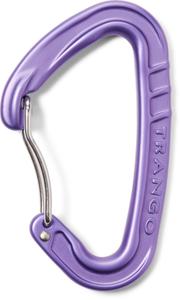 Карабин с прямой проволокой Phase Matte Trango, фиолетовый