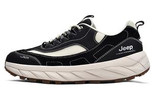 Низкие кроссовки для активного отдыха мужские черно-белые Jeep
