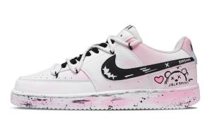 Nike Кроссовки для скейтбординга Court Vision 1 Peach Dream Abrasion Resistant Low top мужские розовые