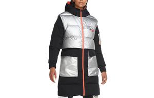 Jordan Женский Пуховик, Черный