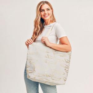 Металлическая пляжная сумка-шоппер Whale FASHNZFAB, белый