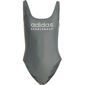 Купальник спортивный с U-образным вырезом Adidas, мультиколор