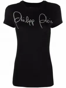 Футболка с кристаллами Philipp Plein, черный