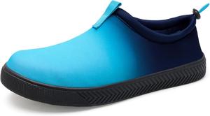 Водные туфли WateLves для мужчин и женщин - быстросохнущие повседневные водные кроссовки с отверстиями для слива, легкие, противоскользящие для водных активностей на открытом воздухе, синий