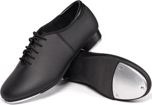 Танцевальные туфли MSMAX Jazz для девочек, костюмные сапоги из ПУ для мальчиков Dynadans, черный