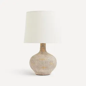 Коричневая настольная лампа William El Corte Inglés, коричневый